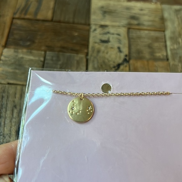 Pisces Zodiak Necklace Gold NEW - Picture 2 of 4